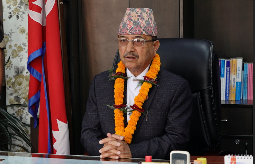 अर्थतन्त्रको समस्या देखाएर स्वार्थ समूहले फाइदा लिन खोजिरहेको छ : कार्यबाहक प्रधानमन्त्री