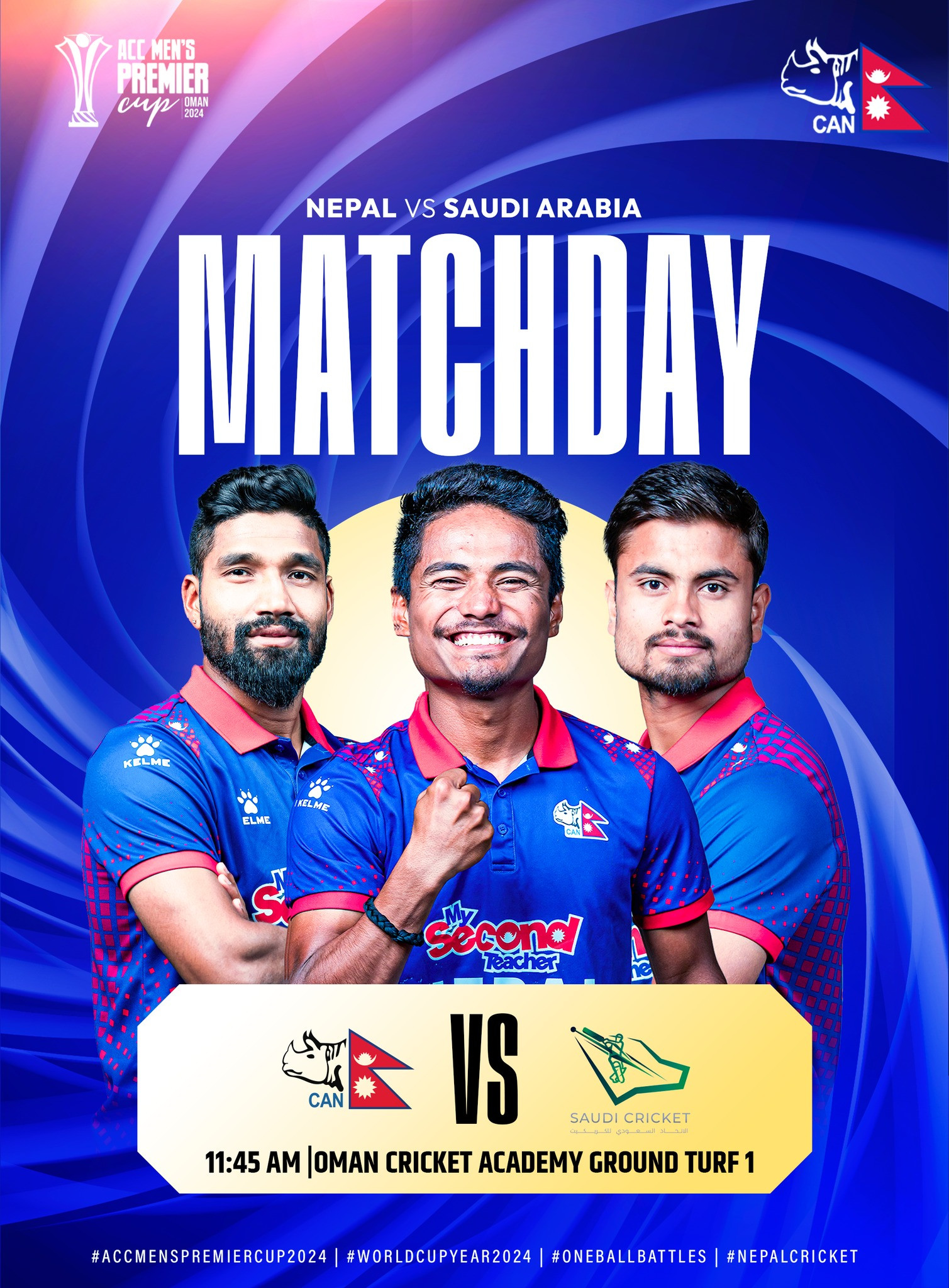 समूह चरणको अन्तिम खेलमा नेपालले आज साउदी अरेबियासँग खेल्दै