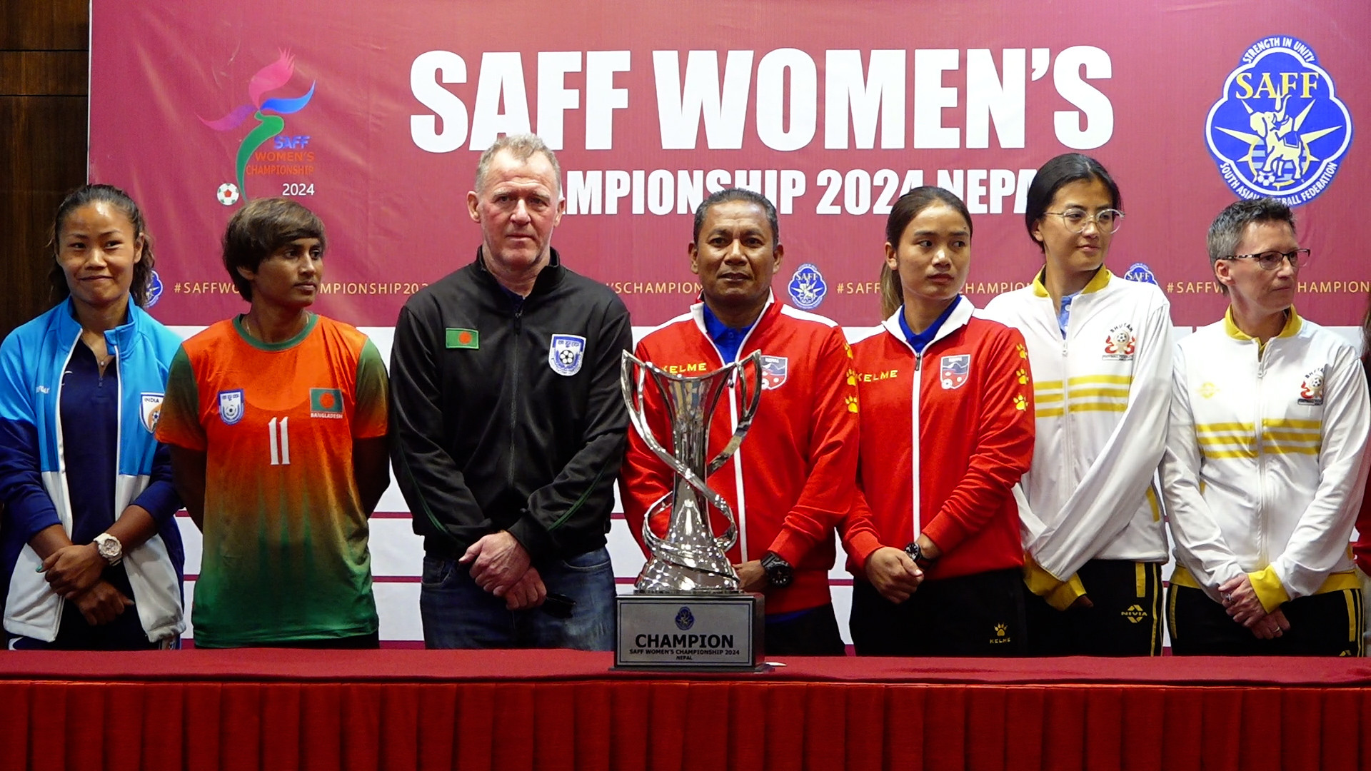 साफ महिला च्याम्पियनसिप : नेपाल र माल्दिभ्स खेल्दै