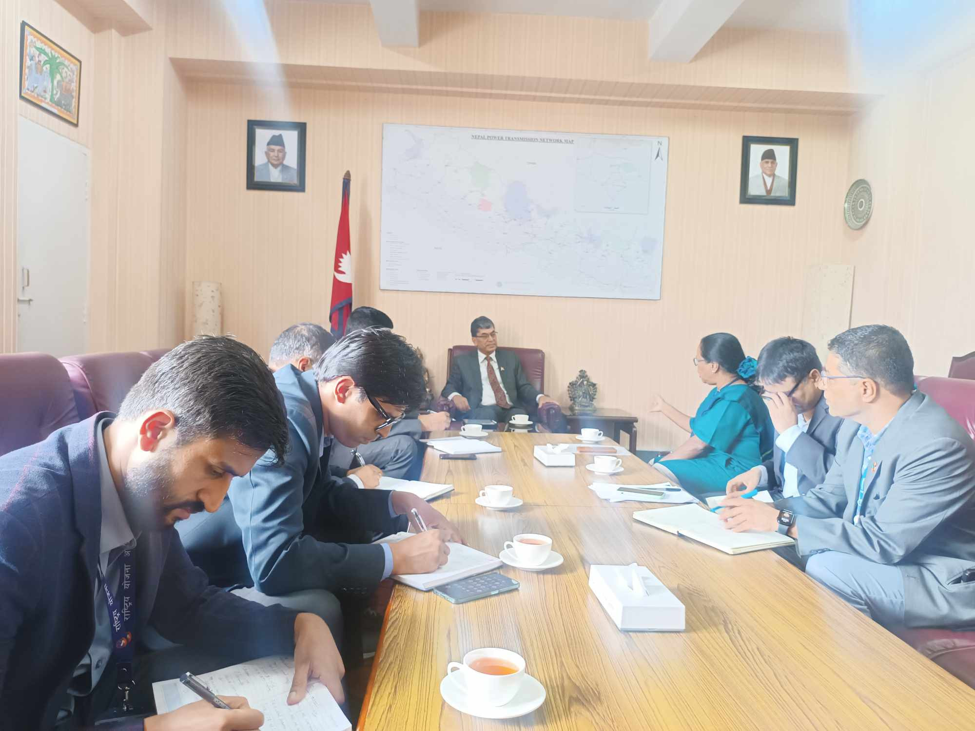 आयोग उपाध्यक्ष श्रेष्ठ र यूएनडिपी नेपाल प्रतिनिधिबीच भेटवार्ता